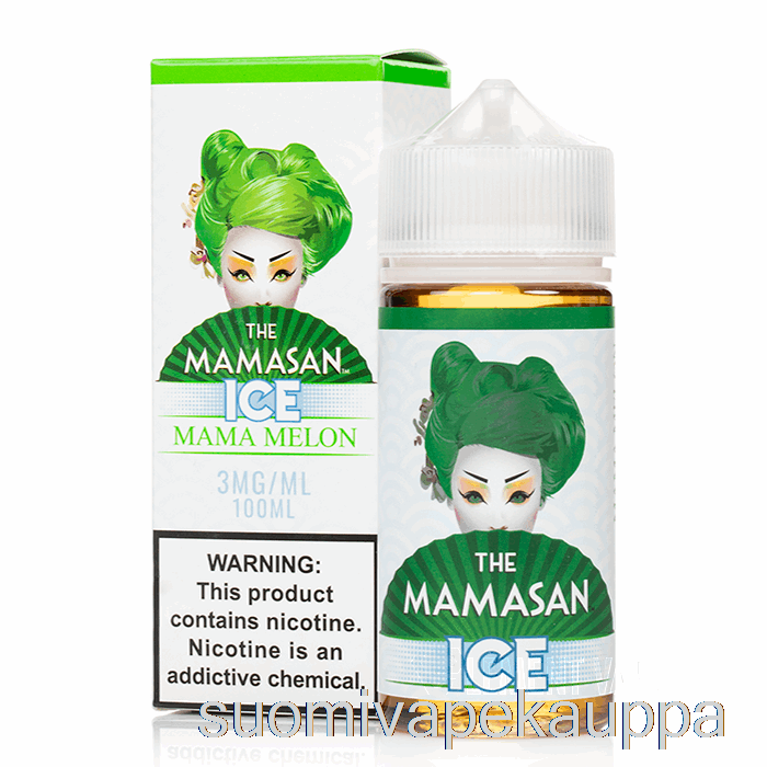 Vape Box Ice Mama Meloni - The Mamasan E-neste - 100ml 0mg